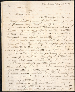Letter from Samuel Rockwell, Colebrook, to Amos Augustus Phelps, Dec 29th 1830