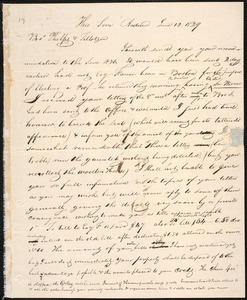 Letter from Loren Robbins, Andover, to Amos Augustus Phelps, June 12 1829