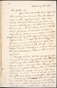 Letter from Asa Rand, Boston, to Amos Augustus Phelps, Aug. 20, 1832