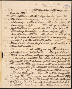 Letter from Alanson St. Clair, West Boylston, to Amos Augustus Phelps, 17th August 1837