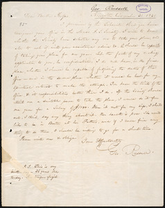 Letter from George Russell, Kingston, to Amos Augustus Phelps, December 31. 1838
