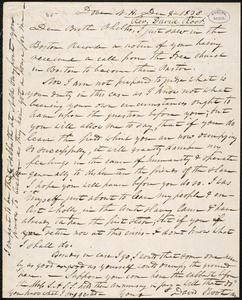 Letter from David Root, Dover, to Amos Augustus Phelps, Dec 4 - 1838