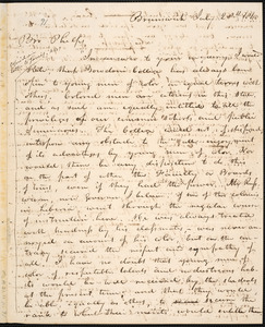 Letter from William Smyth, Brunswick, to Amos Augustus Phelps, July 28th 1840