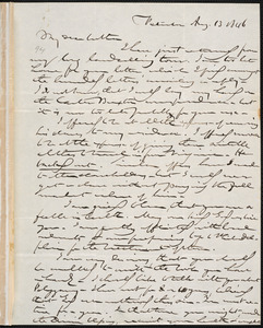 Letter from Gerrit Smith, Peterboro, to Amos Augustus Phelps, Aug. 13 1846