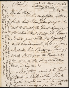 Letter from Henry Brewster Stanton, New York, to Amos Augustus Phelps, Jan. 13. [1839?]
