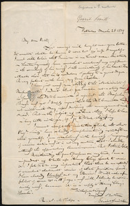 Letter from Gerrit Smith, Peterboro, to Amos Augustus Phelps, March 28. 1839