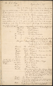 Letter from George Russell, Kingston, to Amos Augustus Phelps and Henry Grafton Chapman, July 8. 1837