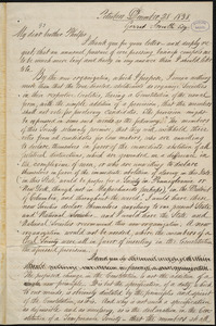 Letter from Gerrit Smith, Peterboro, to Amos Augustus Phelps, December 28 1838