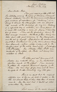 Letter from Lewis Tappan, New York, to Amos Augustus Phelps, 1839 January 15