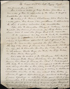 Records from the Concord (N.H.) Anti-Slavery Society