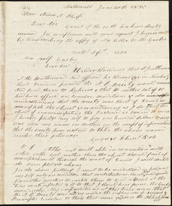 Letter from Eben Dole, Hallowell, to Amos Augustus Phelps, June 20th 1835