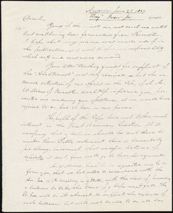 Letter from Benjamin Drew, Andover, to Amos Augustus Phelps, June 25, 1839