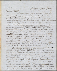 Letter from T. Eastman, Chicago, to Amos Augustus Phelps, Sept. 29, 1846