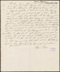 Letter from Davis Owen, Boston, to Amos Augustus Phelps, June the 26 1937