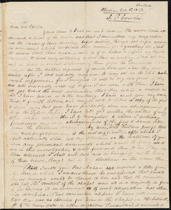 Letter from John Phelps Cowles, Oberlin, to Amos Augustus Phelps, Dec. 5, 1839