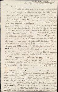 Letter from Editor of Religious intelligence, New Haven, to Amos Augustus Phelps, March 3. 1836