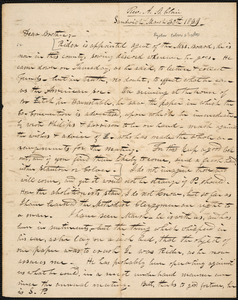 Letter from Alanson St. Clair, Sandwich, to Amos Augustus Phelps, March 30th 1839
