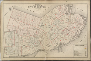 Outline & index map of city of Boston proper