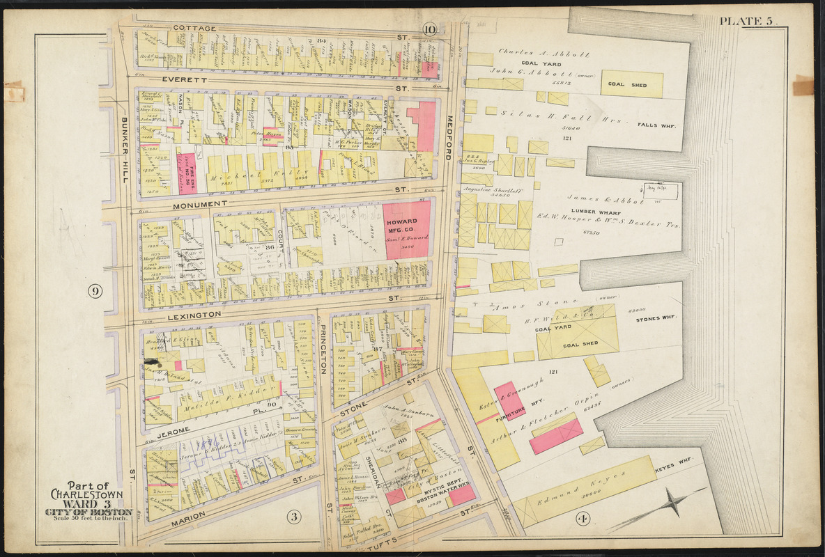 Atlas of the city of Boston : Charlestown