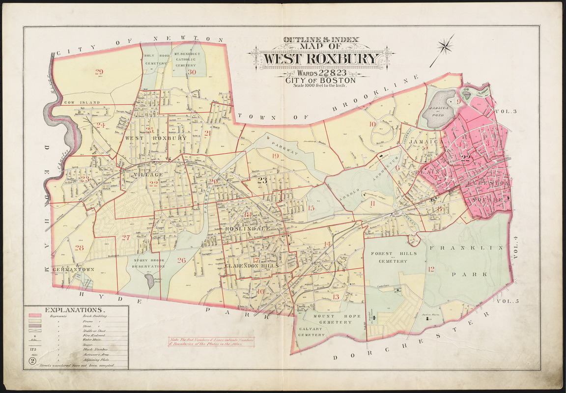 west roxbury map