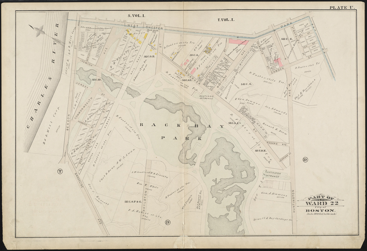 Atlas of the city of Boston : Roxbury