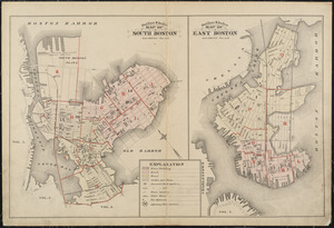 Atlas of the city of Boston : South & East Boston : volume four