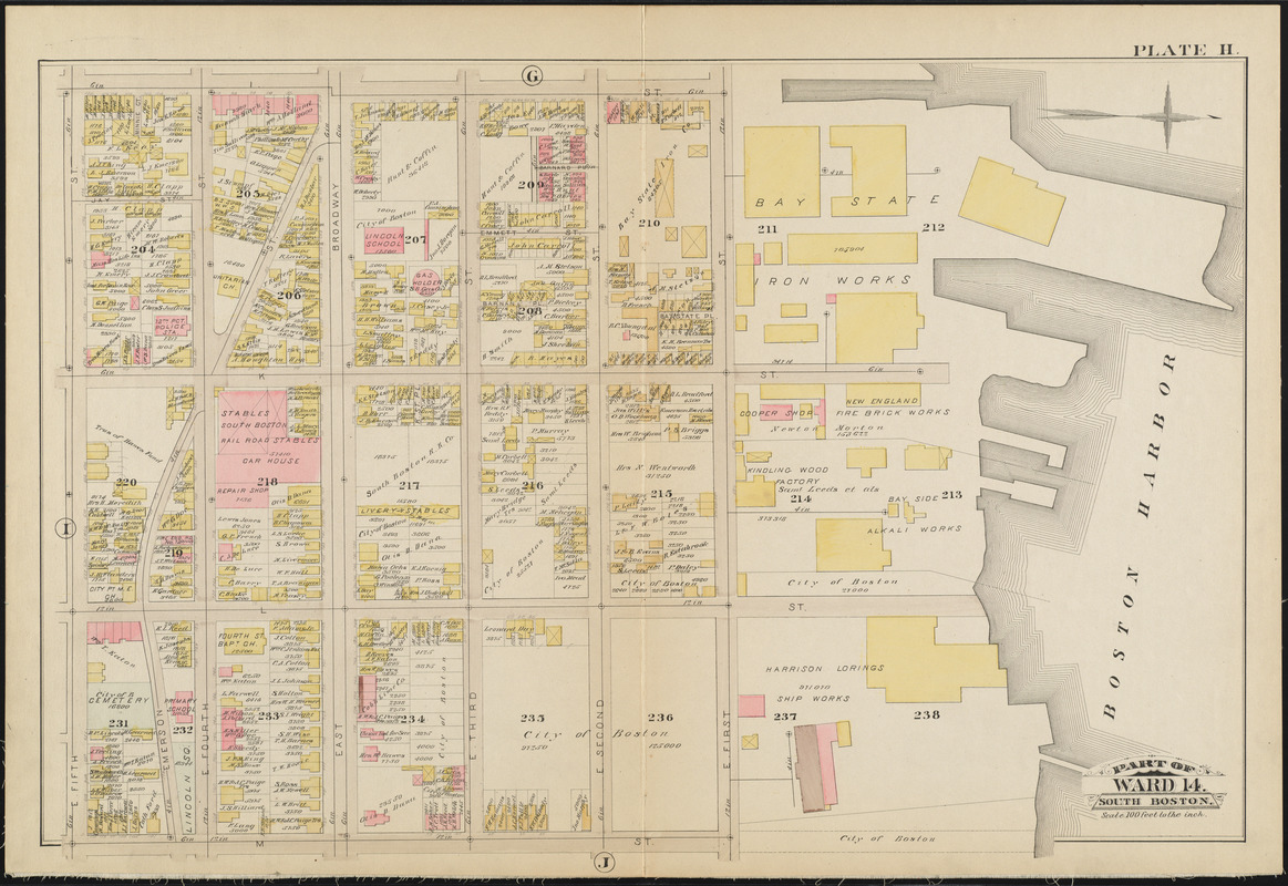 Atlas of the city of Boston : South & East Boston
