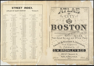 Atlas of the city of Boston : East Boston, Mass. : volume nine