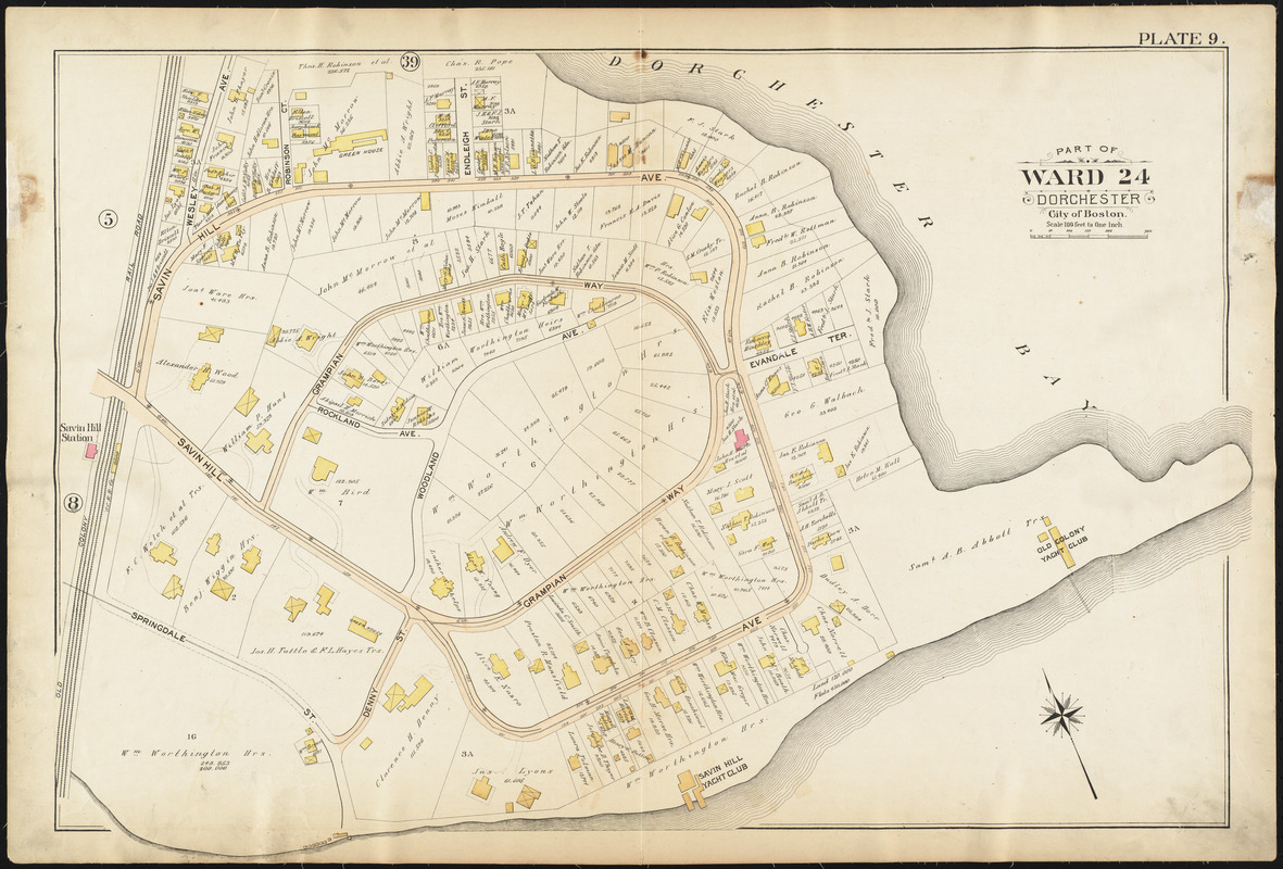 Atlas of the city of Boston : Dorchester, Mass.