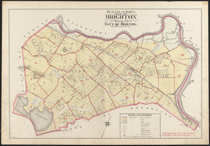 Outline and index map of Brighton, ward 25, city of Boston