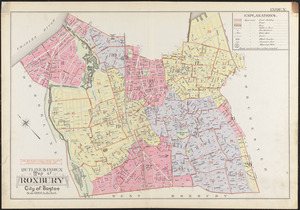 Outline & index map of Roxbury, city of Boston
