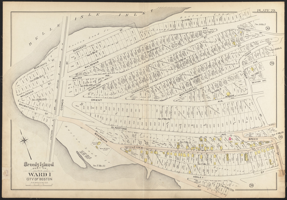 Atlas of the city of Boston, East Boston