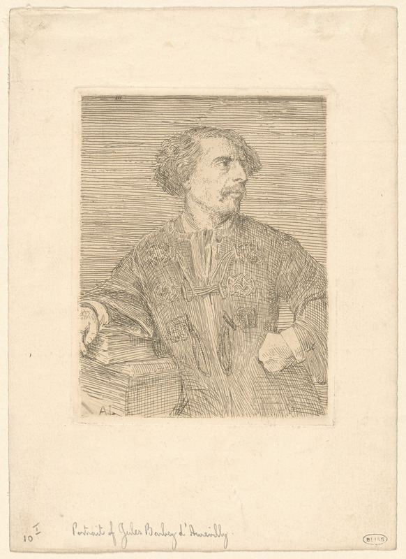 Portrait de Jules Barbey d'Aurevilly