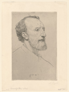 Portrait de Jules Dalou (2nd plate)