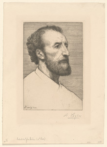 Portrait de Jules Dalou (2nd plate)