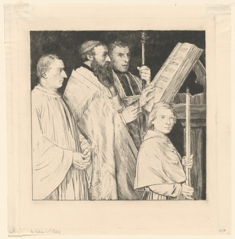Le lutrin (1st plate)