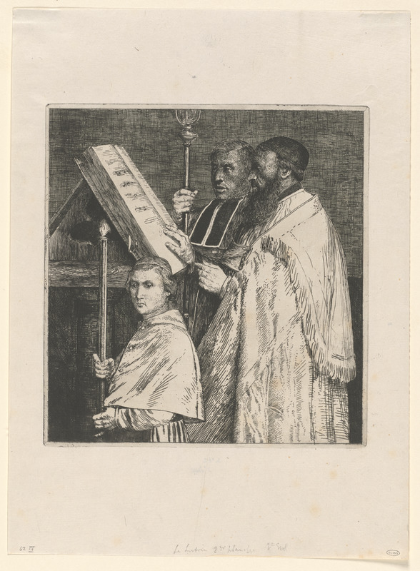 Le lutrin (2nd plate)