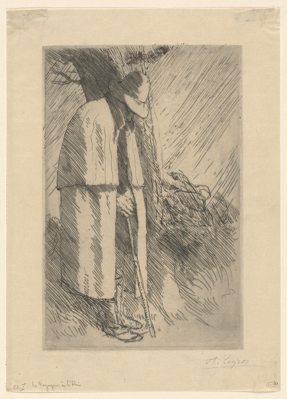 Le voyageur à l'abri