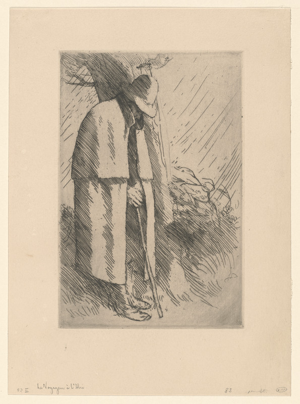 Le voyageur à l'abri