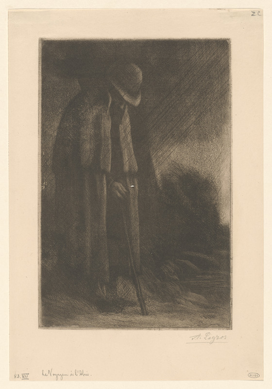 Le voyageur à l'abri