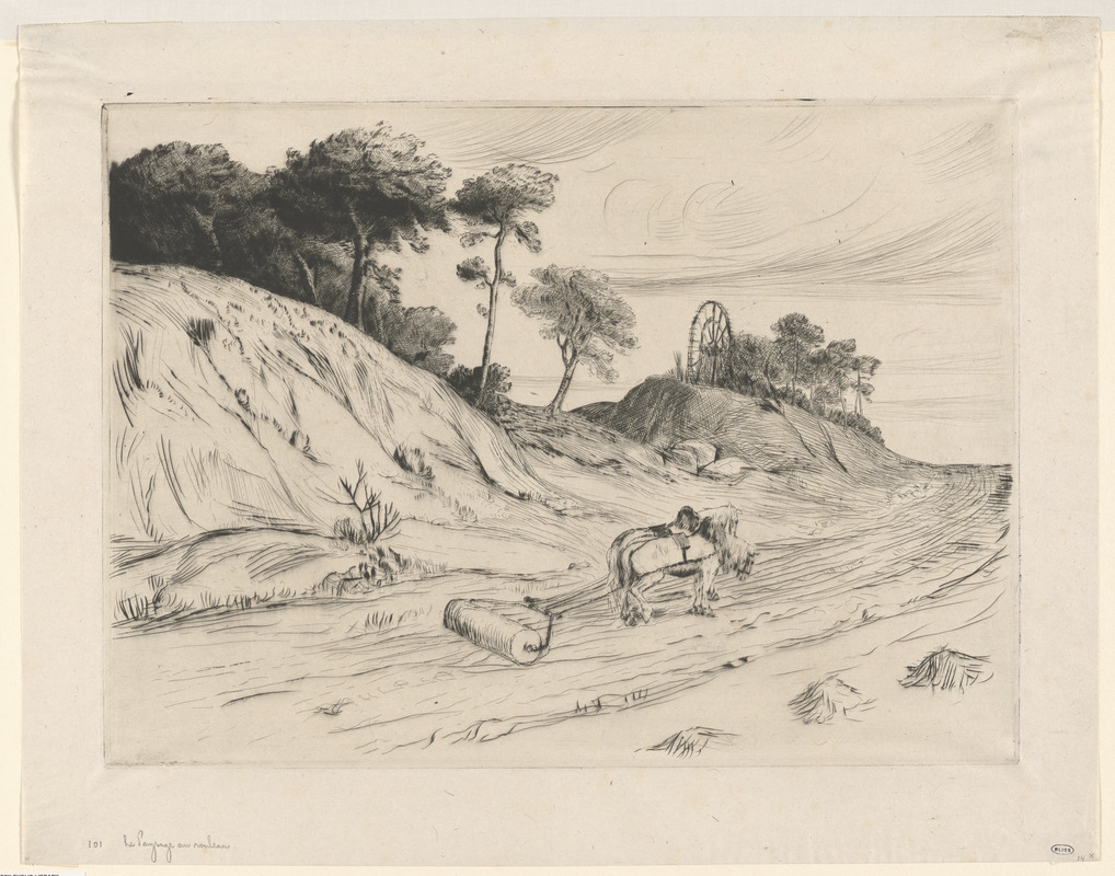 Le paysage au rouleau