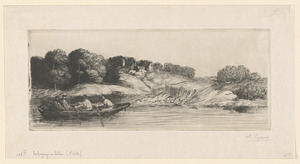 Le paysage au bateau (1st plate)
