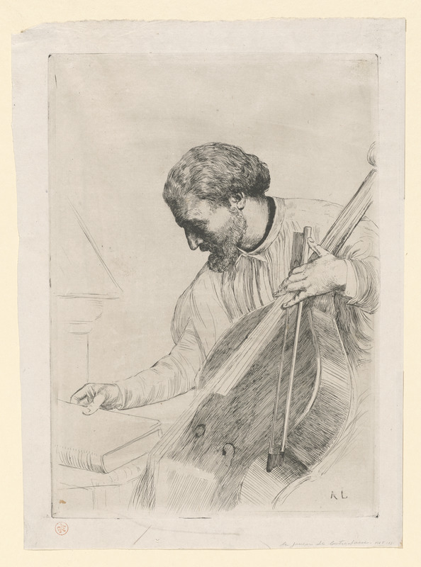 Le joueur de contre-basse