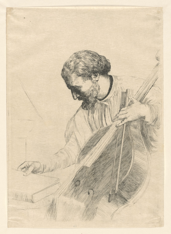Le joueur de contre-basse