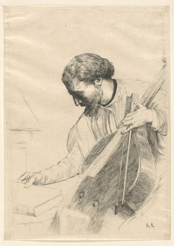 Le joueur de contre-basse