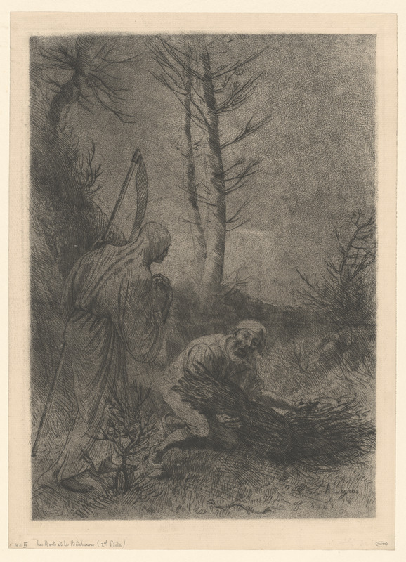 La Mort et le bûcheron (2nd plate)