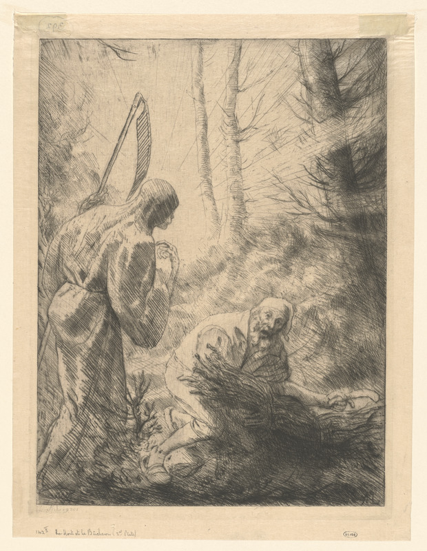 La Mort et le bûcheron (2nd plate)