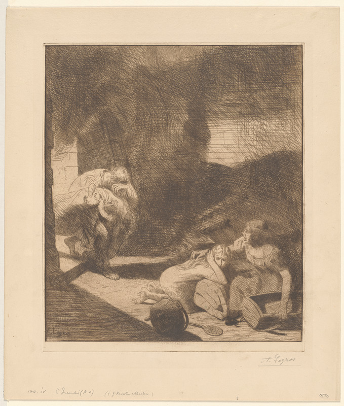 L'incendie (2nd plate)