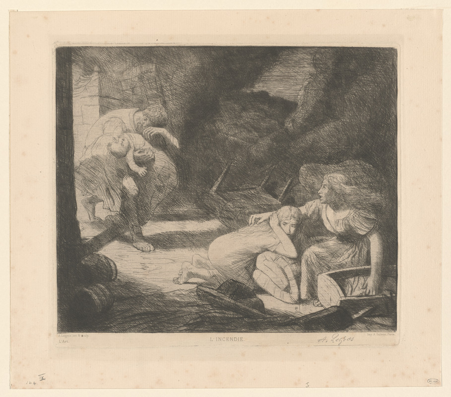 L'incendie (2nd plate)