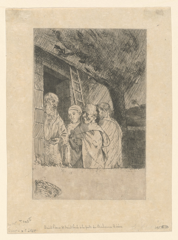 Saint Pierre et Saint Paul à la porte du Bonhomme Misère